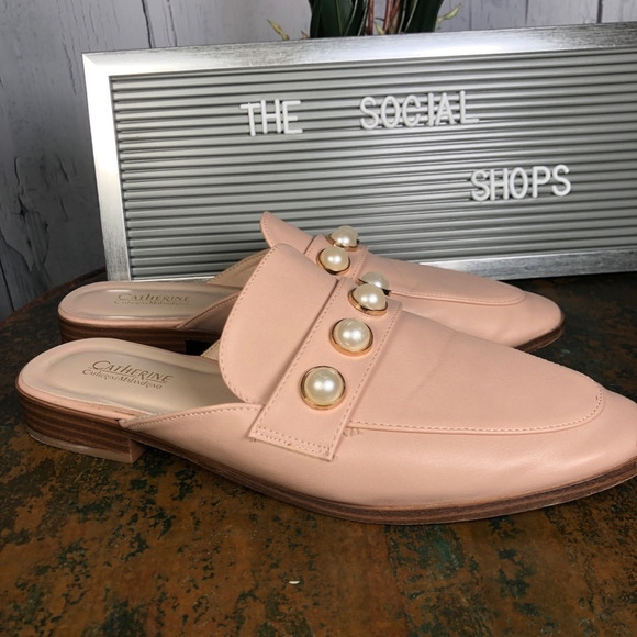 Catherine Malandrino Quentin Vegan Leather Mules - Picture 3 of 8